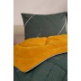ETE HOMETEX ÇİFT KİŞİLİK LÜX WELSOFT YORGAN SETİ 195X215CM YANSIMA HARDAL 8696474231870